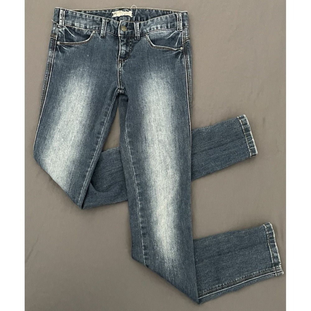 Free People Jeans Womens Size 26 Blue Fade Skinny Stretch Ankle Denim Jeans